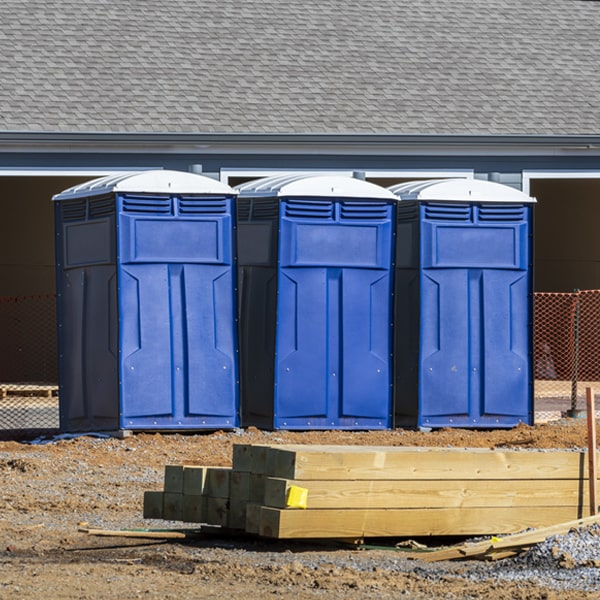 are there any restrictions on what items can be disposed of in the porta potties in Boonville